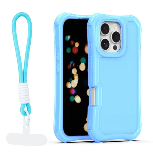 iPhone 16 Pro Max modré puzdro SafePop s pútkom - 1