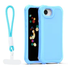 iPhone 16e / 17e Safepop modré puzdro s remienkom
