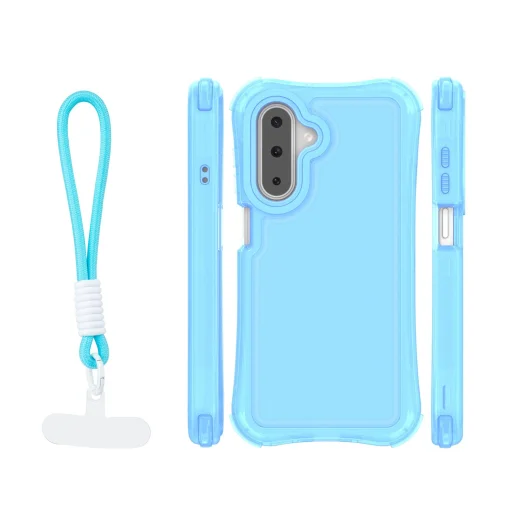 Samsung Galaxy A17 4G / A17 5G / A26 5G SafePop modré puzdro s remienkom - 2