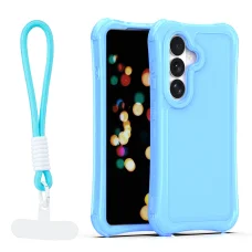 Samsung Galaxy S24 / S25 Safepop puzdro s remienkom modré