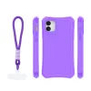 iPhone 11 SafePop fialové puzdro s remienkom thumbnail
