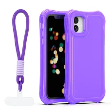 iPhone 11 SafePop fialové puzdro s remienkom