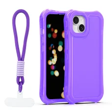 Fialové puzdro SafePop s remienkom na iPhone 14