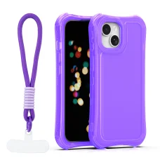 iPhone 15 fialový SafePop obal s pútkom