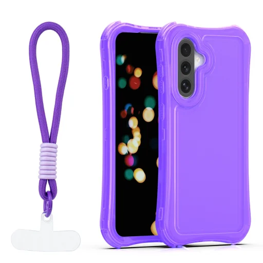 Samsung Galaxy A57 5G Safepop puzdro s pútkom fialové puzdro - 1