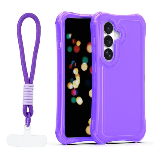 Samsung Galaxy S24 / S25 Safepop puzdro s pútkom fialové - 1