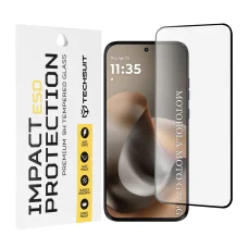 Techsuit - ESD Glass - Motorola Moto G77 / G67 - Čierne tvrdené sklo