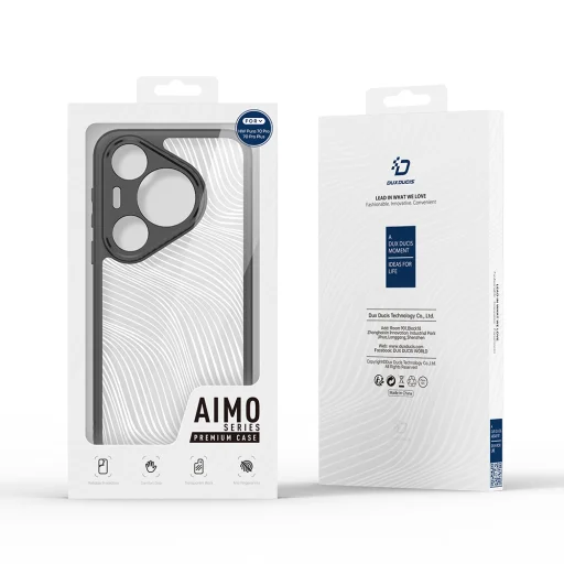 Huawei Pura 70 Pro Fekete Dux Ducis Aimo Series tok - 7