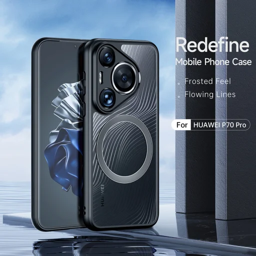 Huawei Pura 70 Pro Fekete Dux Ducis - Aimo MagSafe Series tok - 4