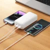 Borofone Power Bank 30000mAh BJ80B Clever - 2xUSB + Type C - QC 3.0 22,5W PD 20W biela thumbnail