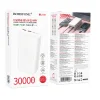 Borofone Power Bank 30000mAh BJ80B Clever - 2xUSB + Type C - QC 3.0 22,5W PD 20W biela thumbnail