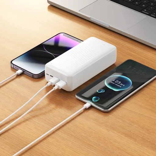 Borofone Power Bank 30000mAh BJ80B Clever - 2xUSB + Type C - QC 3.0 22,5W PD 20W biela - 3