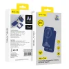 Blavec Power Bank 5000mAh BJ-04 Ultra Slim 7,8mm - Type C - 22,5W mágneses Magsafe 3 az 1-ben (PBBJ04-MC5N) sötétkék üveg thumbnail