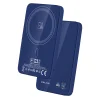 Blavec Powerbanka 5000mAh BJ-04 Ultra Slim 7,8mm - Type C - 22,5W magnetická MagSafe 3 v 1 (PBBJ04-MC5N) tmavomodré sklo thumbnail