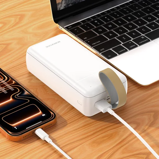 Borofone Power Bank 30000mAh BJ88B Clever - 2xUSB - fehér, - 4