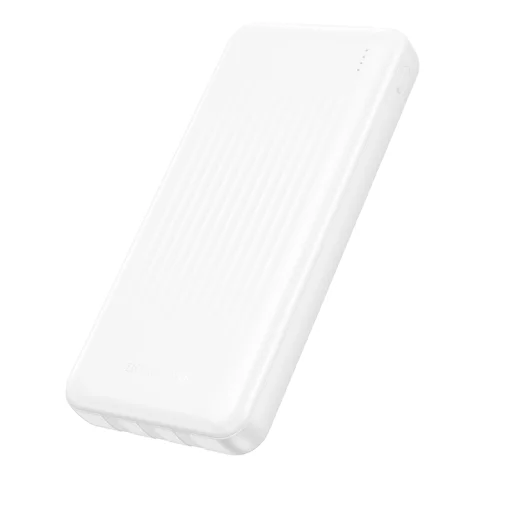 Borofone Power Bank 10000mAh BJ79 Clever - USB - Type C és Lightning kábelekkel fehér - 2