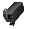 Borofone Power Bank 50000mAh BJ79C Clever - USB - beépített USB, Type C és Lightning kábelekkel fekete thumbnail