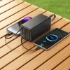 Borofone Power Bank 50000mAh BJ79C Clever - USB - so vstavanými káblami USB, Type-C a Lightning, čierna thumbnail