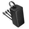 Borofone Power Bank 50000mAh BJ79C Clever - USB - beépített USB, Type C és Lightning kábelekkel fekete thumbnail