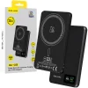 Blavec Power Bank 5000mAh BJ-03 Ultra Slim 7,8mm - Type C - 22,5W mágneses Magsafe 3 az 1-ben (PBBJ03-MC5B) fekete alumínium thumbnail