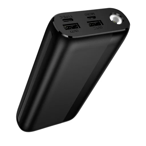 Borofone Power Bank 20000mAh BJ86 Victoria - 2xUSB - čierna - 5