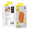 Blavec Power Bank 5000mAh BJ-04 Ultra Slim 7,8mm - Type C - 22,5W magnetic Magsafe 3 in 1 (PBBJ04-MC5O) orange glass thumbnail