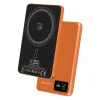 Blavec Power Bank 5000mAh BJ-03 Ultra Slim 7,8mm - Type C - 22,5W mágneses Magsafe 3 az 1-ben (PBBJ03-MC5O) narancssárga alumínium thumbnail