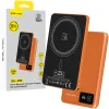 Blavec Power Bank 5000mAh BJ-03 Ultra Slim 7,8mm - Type C - 22,5W magnetická MagSafe 3 v 1 (PBBJ03-MC5O) oranžová hliníková thumbnail