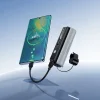 Borofone Power Bank 5000mAh BJ87 Star - Type C - zseblámpával fekete thumbnail