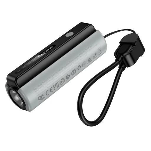 Borofone Power Bank 5000mAh BJ87 Star - Type C - so svietidlom, čierna - 5
