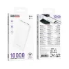 Borofone Power Bank 10000mAh BJ88 Clever - 2xUSB - fehér thumbnail