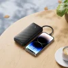 Borofone Power Bank 10000mAh BJ84 Smooth - USB - USB, Type-C, Lightning és Micro USB kábelekkel fekete thumbnail