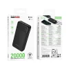 Borofone Power Bank 20000mAh BJ88A Clever - 2xUSB - fekete thumbnail