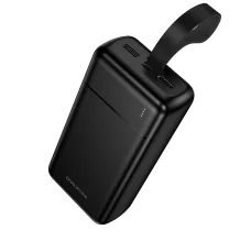 Borofone Power Bank 30000mAh BJ88B Clever - 2xUSB - fekete
