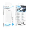 Borofone Power Bank 20000mAh BJ78A Clever - 2xUSB - biela thumbnail