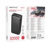 Borofone Power Bank 30000mAh BJ78B Clever - 2xUSB - fekete thumbnail