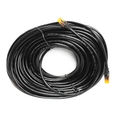 8P8C CAT6e UTP sieťový kábel (patchcord) 25 m čierny