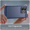 Honor 600 Lite karbónové TPU puzdro s brúseným vzorom (modré) puzdro thumbnail