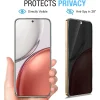 Honor 600 Lite celoplošné Privacy tvrdené sklo s čiernym okrajom, ochrana súkromia thumbnail