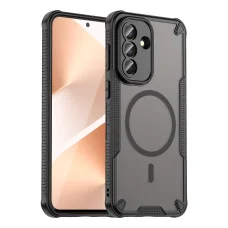 Samsung Galaxy A57 5G Armor Glaze MagSafe magnetické puzdro na telefón (čierne) puzdro