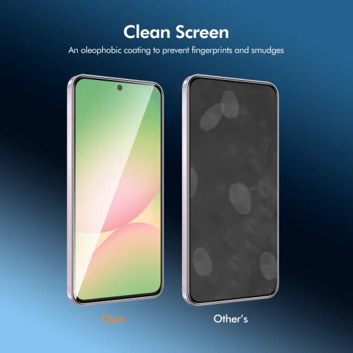 Samsung Galaxy A37 / A57 celoplošné tvrdené sklo s jednoduchou inštaláciou ENKAY - 6