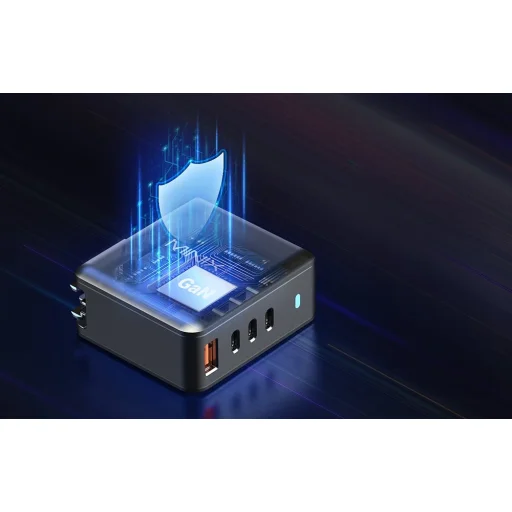 Minix P165 GaN hálózati töltőadapter 3x USB-C és 1x USB-A csatlakozóval - 6
