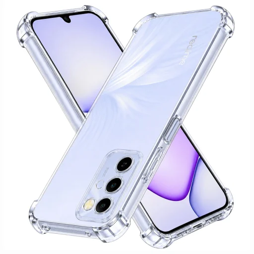Realme C100 5G Átlátszó Techsuit Ütésálló Szilikon tok - 1