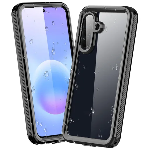 ShellBox - Vízálló IP68 tok - Samsung Galaxy A57 5G - Fekete - 2