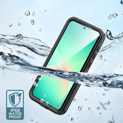 ShellBox - Vízálló IP68 tok - Samsung Galaxy A57 5G - Fekete - 7