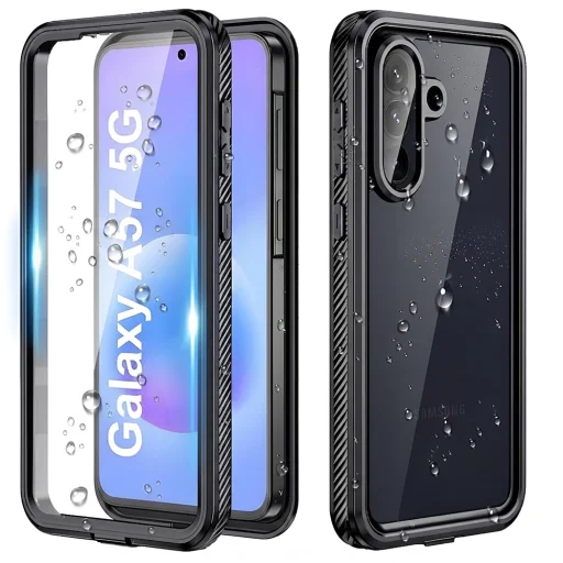 ShellBox - Vízálló IP68 tok - Samsung Galaxy A57 5G - Fekete - 1