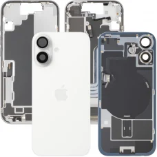 Apple iPhone 17 zadný kryt / panel so stredovým rámom, Biely, demontovaný (Grade A) housing