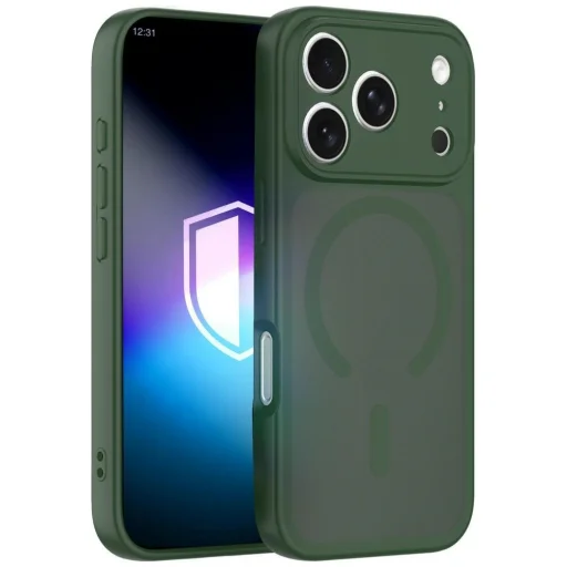 iPhone 17 Pro 3MK Misty MagCase zelené puzdro - 1
