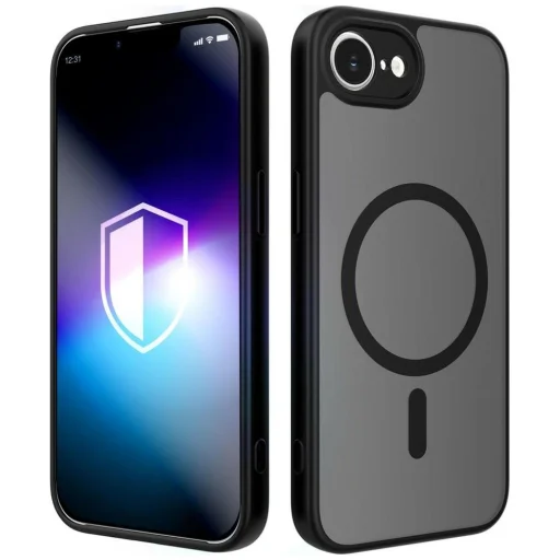 iPhone 16e / 17e 3MK Misty MagCase čierne (matné) puzdro - 1