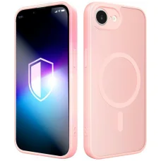 iPhone 16e / 17e 3MK Misty MagCase ružové (matné) puzdro